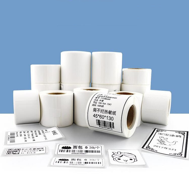 Thermal Label Paper Self-Adhesive Paper Fixed Asset Food Clothing Tag Price Tag for NIIMBOT B11 / B3S, Size: 40x80mm 95 Sheets - Printer Accessories by PMC Jewellery | Online Shopping South Africa | PMC Jewellery