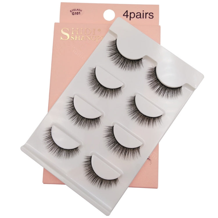 2 PCS 4 Pairs In One Box Handmade Mink False Eyelashes Slender And Long Three-Dimensional Multilayer Eyelashes(G101) - Eyes by PMC Jewellery | Online Shopping South Africa | PMC Jewellery