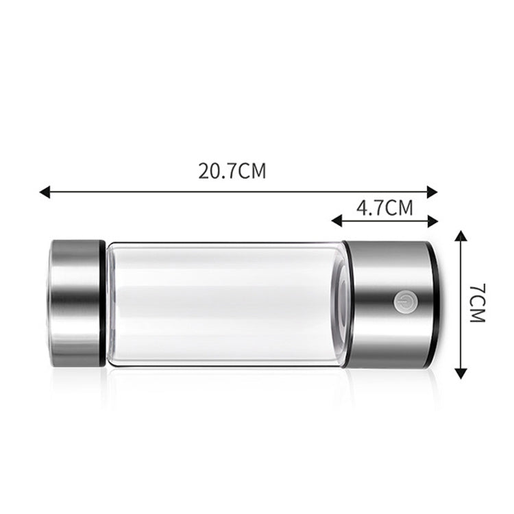Portable Electrolyzed Water Cups Hydrogen-Rich Water Cups, Capacity: 420ml(Silver) - Vacuum Thermoses & Cups by PMC TechLife | Online Shopping South Africa | PMC TechLife