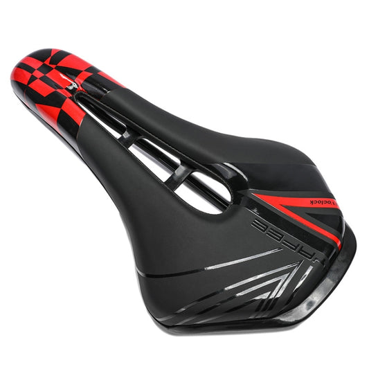 YAFEE YF-1128 Bicycle Seat Saddle Mountain Bike Seat(Red) - Bicycle Saddle by YAFEE | Online Shopping South Africa | PMC Jewellery | Buy Now Pay Later Mobicred