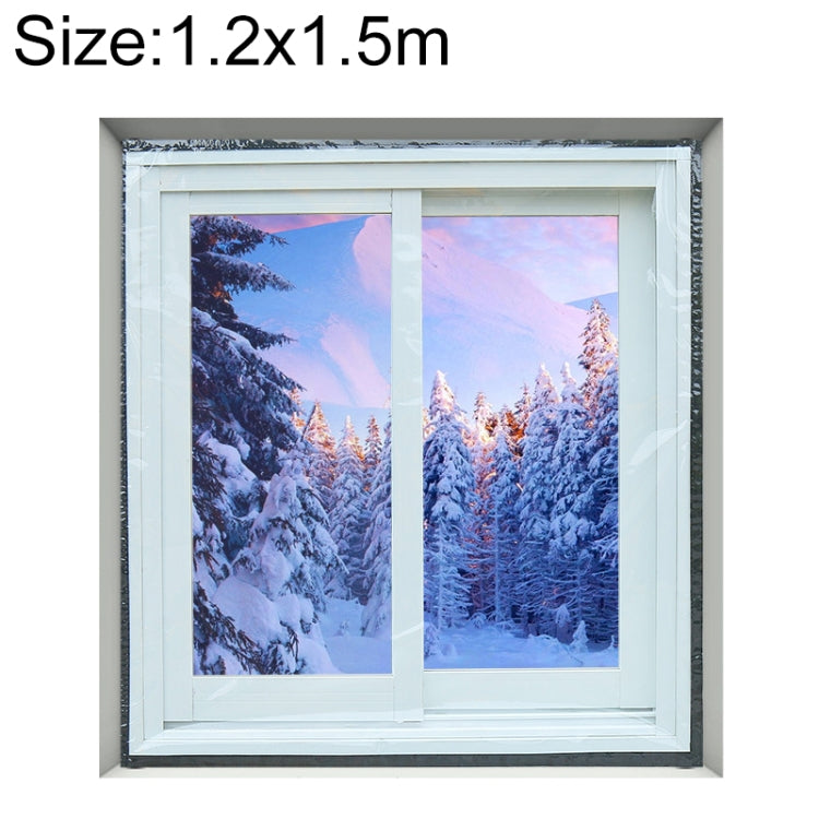 Window Windproof Warm Film Indoor Air Leakage Soundproof Double-Layer Insulation, Specification: 1.2x1.5M - Door & Window Films by PMC TechLife | Online Shopping South Africa | PMC TechLife