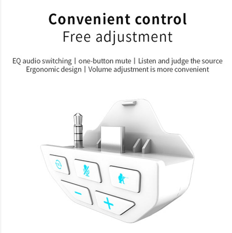 Gamepad Sound Card Headset Adapter For Xbox One Xbox Series / X / S (White) - Adapter & Cable by PMC TechLife | Online Shopping South Africa | PMC TechLife
