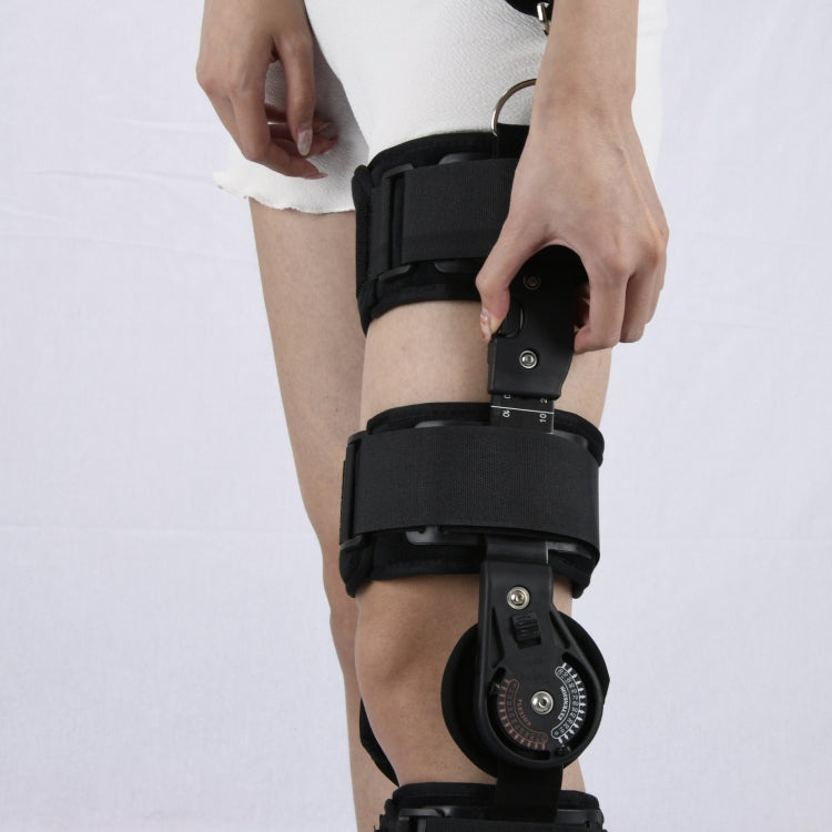 Adjustable Length Of Knee Joint Fixation Brace Knee Injury Fracture Protector Bracket(Black), Specification: Free Size - Corrector by PMC Jewellery | Online Shopping South Africa | PMC Jewellery