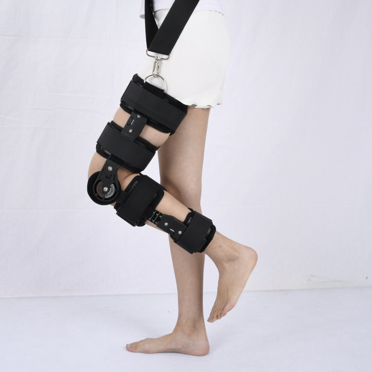 Adjustable Length Of Knee Joint Fixation Brace Knee Injury Fracture Protector Bracket(Black), Specification: Free Size - Corrector by PMC Jewellery | Online Shopping South Africa | PMC Jewellery