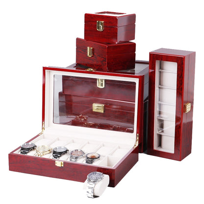 Wooden Baking Paint Watch Box Jewelry Storage Display Box(2-bit Spray Paint) - Watch Storages by PMC Jewellery | Online Shopping South Africa | PMC Jewellery | Buy Now Pay Later Mobicred