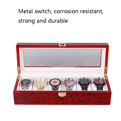 Wooden Baking Paint Watch Box Jewelry Storage Display Box(2-bit Spray Paint) - Watch Storages by PMC Jewellery | Online Shopping South Africa | PMC Jewellery | Buy Now Pay Later Mobicred