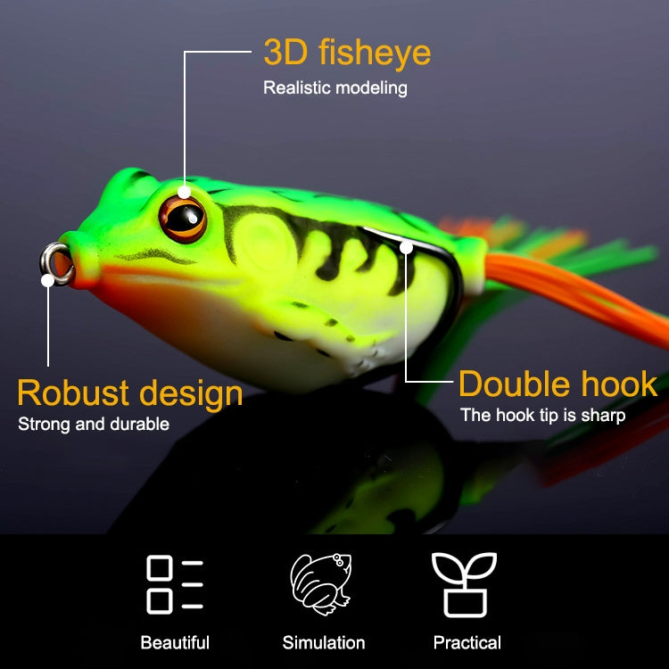 Bionic Thunder Frog Lure Bait Simulation Fishing Bait, Specification: 5.0cm/9g(18) - Fishing Lures by PMC TechLife | Online Shopping South Africa | PMC TechLife