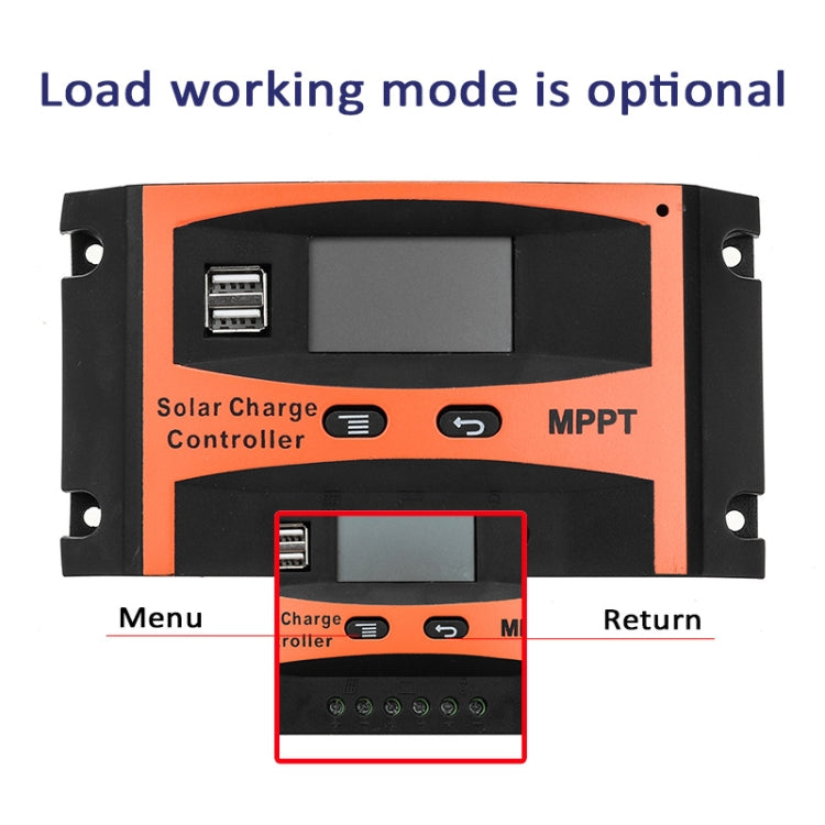 MPPT 12V/24V Automatic Identification Solar Controller With USB Output, Model: 50A - Others by PMC Jewellery | Online Shopping South Africa | PMC Jewellery