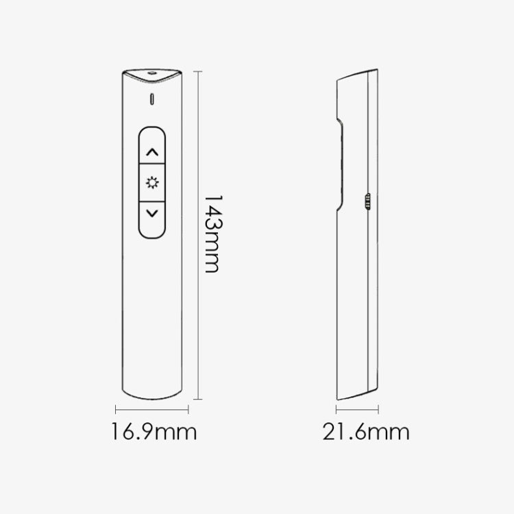 Deli 2.4G Flip Pen Business Presentation Remote Control Pen, Model: 2801G Black (Green Light) -  by Deli | Online Shopping South Africa | PMC TechLife | Buy Now Pay Later Mobicred