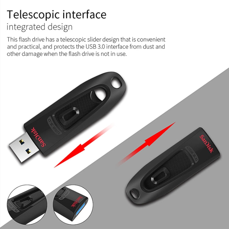 SanDisk CZ48 USB 3.0 High Speed Business Encrypted U Disk, Capacity: 32GB - USB Flash Drives by SanDisk | Online Shopping South Africa | PMC Jewellery | Buy Now Pay Later Mobicred