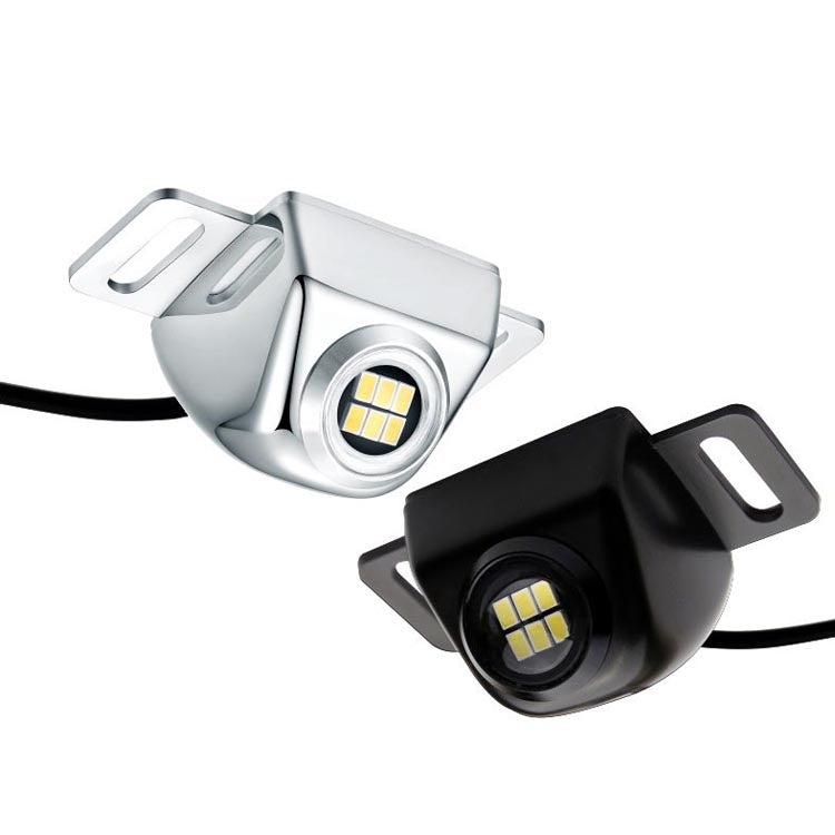 Car LED Electric Eye Reversing Light External Bulb Modified License Plate Auxiliary Light(Black) - Arrow Turn Lights by PMC TechLife | Online Shopping South Africa | PMC TechLife