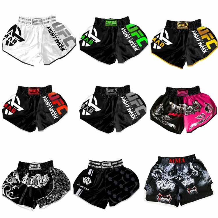 SWERLD Boxing/MMA/UFC Sports Training Fitness Shorts, Size: L(3) - Sports Shorts by SWERLD | Online Shopping South Africa | PMC Jewellery