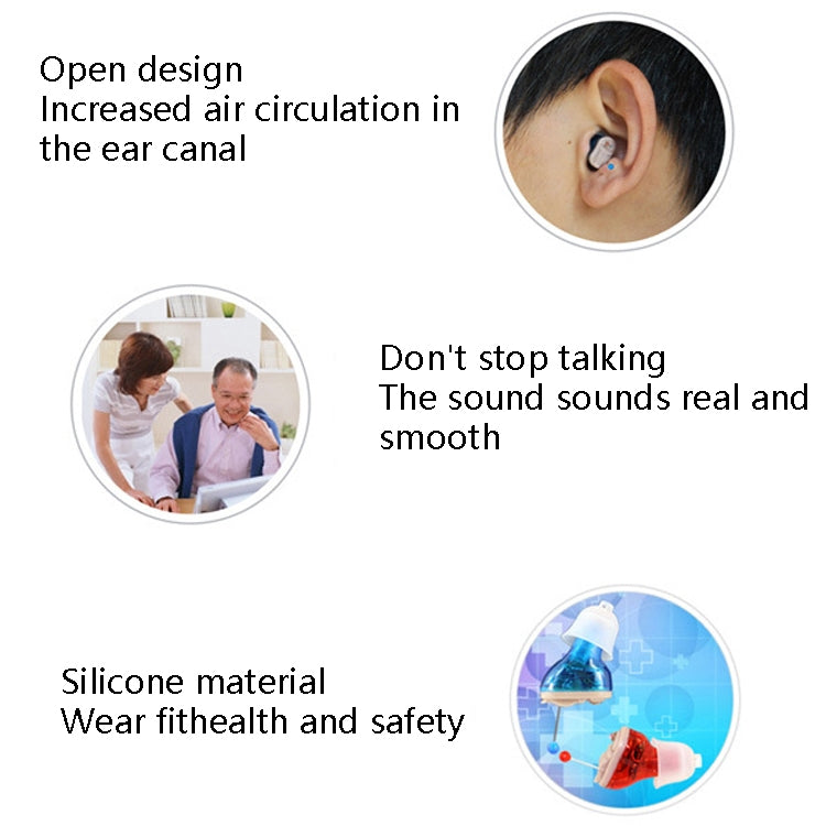 ZDC-901A Hearing Aid Sound Amplifier Digital Smart Denoising Hearing Aid(Blue) - Hearing Aids by PMC Jewellery | Online Shopping South Africa | PMC Jewellery