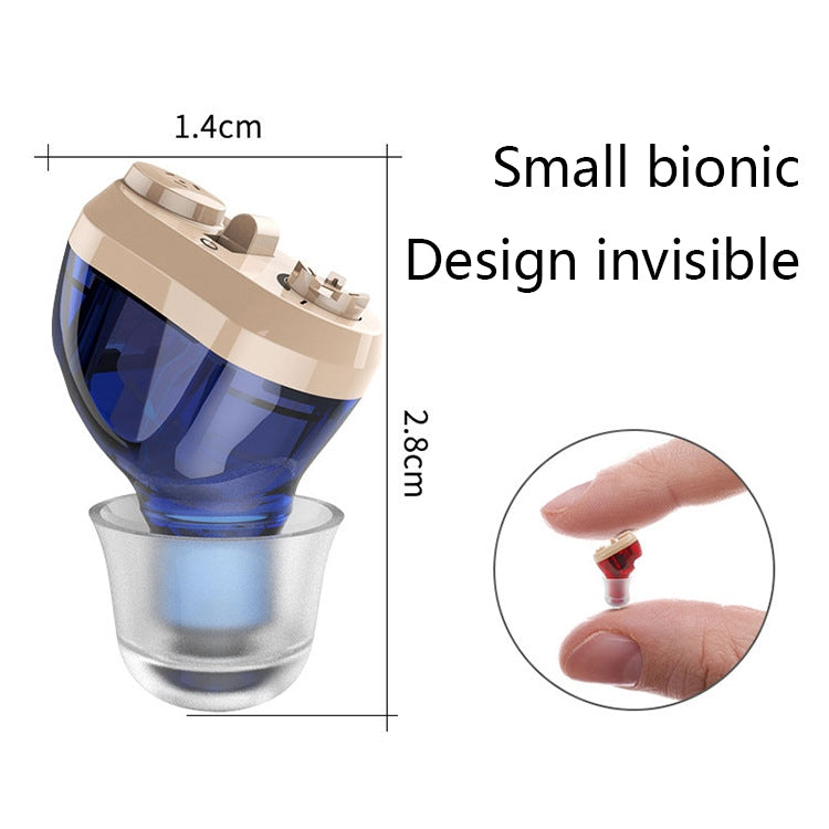 Old Man Hearing Aid Sound Amplifier Sound Collector(Blue) - Hearing Aids by PMC TechLife | Online Shopping South Africa | PMC TechLife