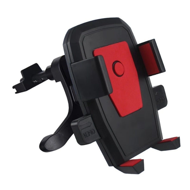 2 PCS Car Air-conditioning Air Outlet Hook Type Mobile Phone Holder(Red) - Car Holders by PMC Jewellery | Online Shopping South Africa | PMC Jewellery