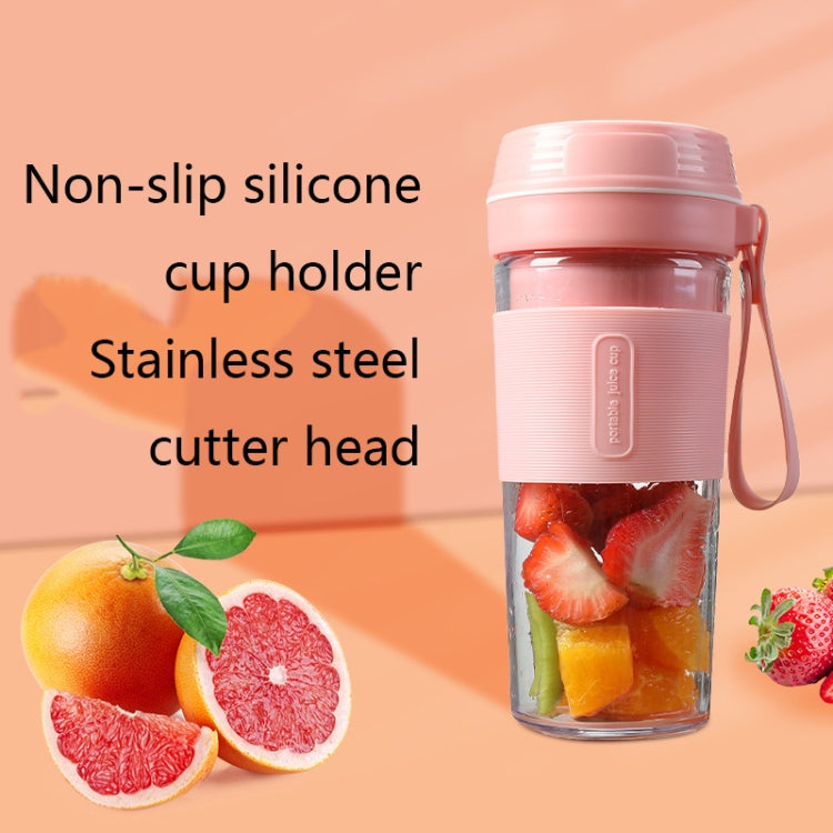 FS1300 Mini Juicer Home Portable Cooking Machine Student Juice Cup Juicer, Colour: Cherry Blossom Four  Blade - Electric juicers by PMC Jewellery | Online Shopping South Africa | PMC Jewellery