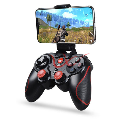 S6 Wireless Bluetooth Game Controller Handle With Bracket & Receiver For Android / IOS / PC - Controller Gamepad by PMC Jewellery | Online Shopping South Africa | PMC Jewellery