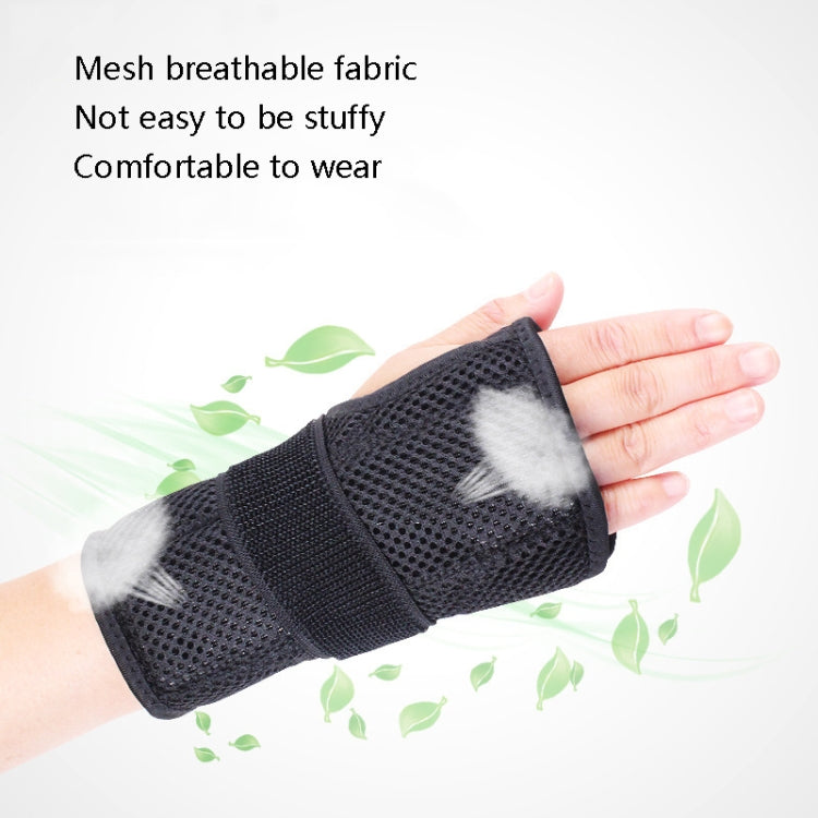 AOLIKES HS-1672 Wrist Joint Fixture Belt Breathable Wrist Sprained Fracture Fixed Sleeve Wrist Steel Strip Splint, Specification: Left Hand+Right Hand S - Corrector by PMC Jewellery | Online Shopping South Africa | PMC Jewellery