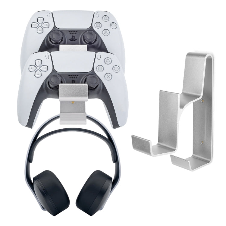 Gamepad & Headphone Three-In-One Wall Mounted Hanger For PS5 / PS4 - Holder by PMC Jewellery | Online Shopping South Africa | PMC Jewellery