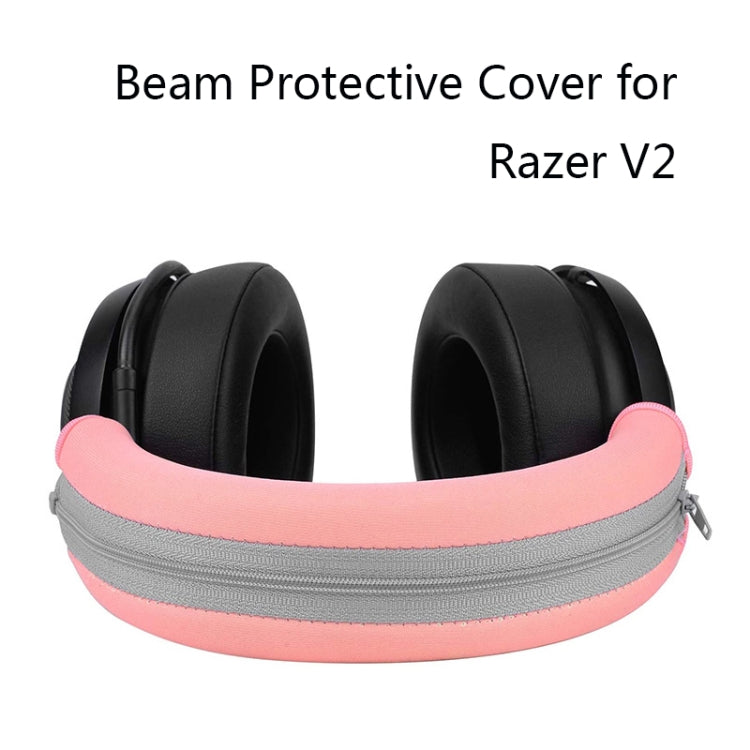 2 PCS Headset Sponge Case For Razer BlackShark V2/V2X/V2SE, Colour: Ellipse(Black Net Green Bottom) - Earmuff & Pad by PMC Jewellery | Online Shopping South Africa | PMC Jewellery