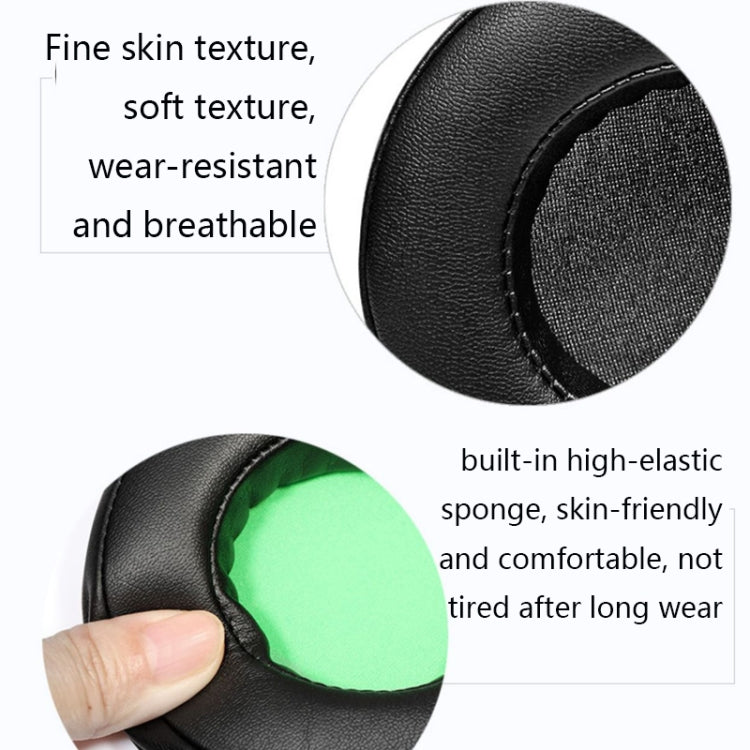 2 PCS Headset Sponge Case For Razer BlackShark V2/V2X/V2SE, Colour: Ellipse(Gray Net Gray Bottom) - Earmuff & Pad by PMC TechLife | Online Shopping South Africa | PMC TechLife