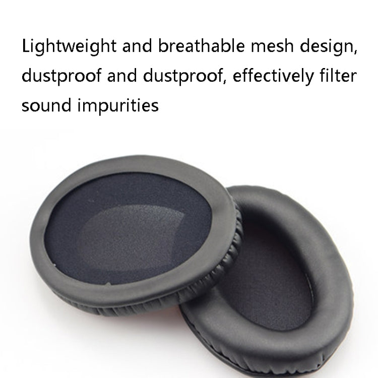 1 Pairs Headset Sponge Cover Ear Pad Leather Case For Kingston Cloud Silver II, Colour: Black - Earmuff & Pad by PMC TechLife | Online Shopping South Africa | PMC TechLife