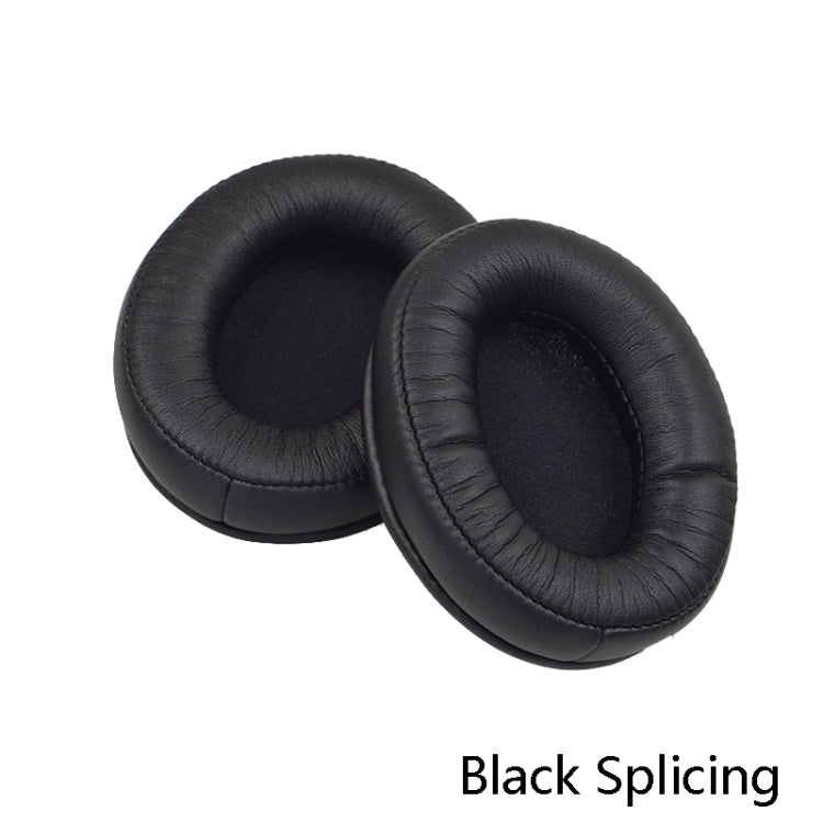 1 Pairs Headset Sponge Cover Ear Pad Leather Case For Kingston Cloud Silver II, Colour: Black Splicing - Earmuff & Pad by PMC Jewellery | Online Shopping South Africa | PMC Jewellery