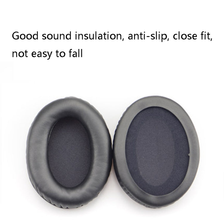 1 Pairs Headset Sponge Cover Ear Pad Leather Case For Kingston Cloud Silver II, Colour: Black Splicing - Earmuff & Pad by PMC Jewellery | Online Shopping South Africa | PMC Jewellery