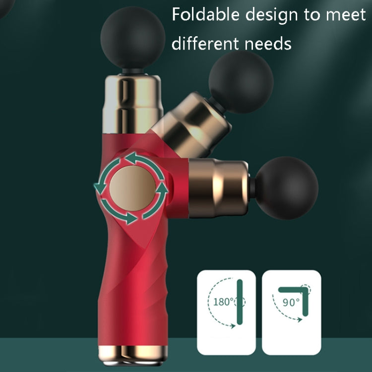 Mini Fascia Gun Small LCD Screen Muscle Massager(018 Red) - free shipping - PMC TechLife - Order now!