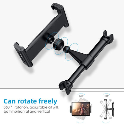 Car Seat Telescopic Bracket Car Rear Pillow Mobile Phone Bracket, Colour: 06 Upgrade Version Black - Car Holders by PMC Jewellery | Online Shopping South Africa | PMC Jewellery