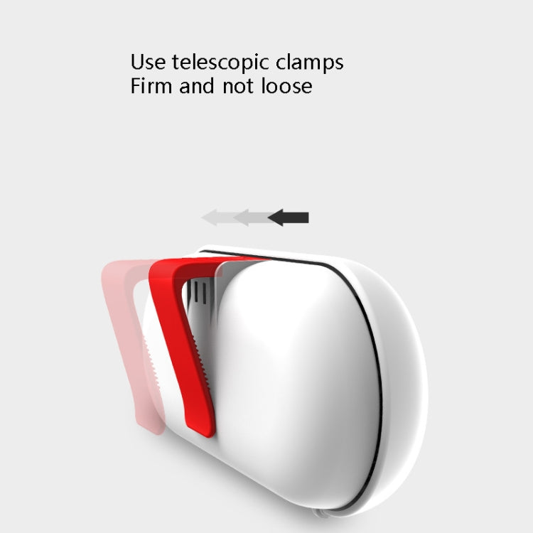 Car Glasses Case Multi-Function Automobile Inner Visor Storage Card(White) - Sunglasses & Glasses Clips by PMC TechLife | Online Shopping South Africa | PMC TechLife