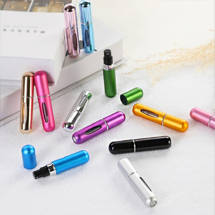 5 PCS 5ml Mini Perfume Spray Bottle With Bottom Filling Self-Pump Type Travel Portable Sub-Bottling Bottle Random Colour Delivery - Cosmetics bottle by PMC Jewellery | Online Shopping South Africa | PMC Jewellery