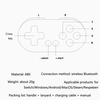 8Bitdo Zero2 Wireless Bluetooth Mini Handle For Switch / Windows / Android / MacOS / Steam / Respeberr(Blue Green) - Gamepads by 8Bitdo | Online Shopping South Africa | PMC Jewellery