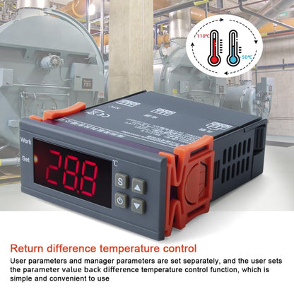 MH-1210W Digital LCD Temperature Controller Thermocouple Thermostat Regulator with Sensor Termometer, Temperature Range: -50 to 110 Degrees Celsius - Thermostat & Thermometer by PMC Jewellery | Online Shopping South Africa | PMC Jewellery