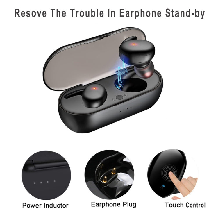 Y30 Wireless Bluetooth Headset 5.0 In-Ear Mini Earphone, Colour: Black - Bluetooth Earphone by PMC Jewellery | Online Shopping South Africa | PMC Jewellery