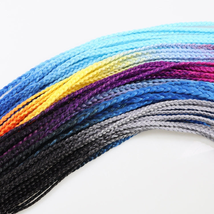 FQXBMW Colorful Braid Hair Band Wigs Corn Silk Colorful Dreadlocks Ponytail, Color: 20 - Wigs by PMC Jewellery | Online Shopping South Africa | PMC Jewellery