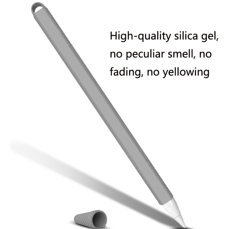 5 PCS Stylus Silicone Protective Case For Apple Pencil 2(Black) - Pencil Accessories by PMC TechLife | Online Shopping South Africa | PMC TechLife | Buy Now Pay Later Mobicred