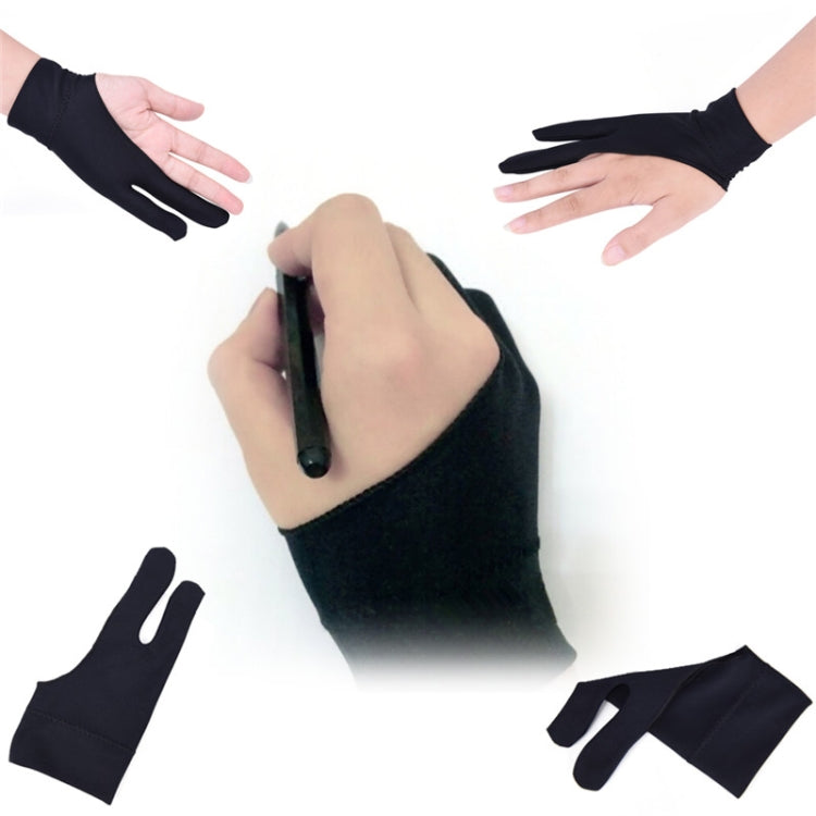 2 Finger Anti-fouling Drawing Glove for Graphics Drawing Tablet, Both for Right and Left Hand(For  men) - Others by PMC TechLife | Online Shopping South Africa | PMC TechLife | Buy Now Pay Later Mobicred