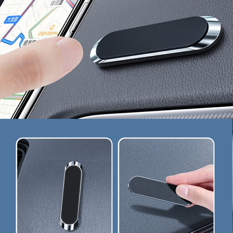 2 PCS Multifunctional Car Phone Holder Magnetic Suction Instrument Panel Navigation Suction Cup Holder, Colour: S17 Black - Car Holders by PMC TechLife | Online Shopping South Africa | PMC TechLife