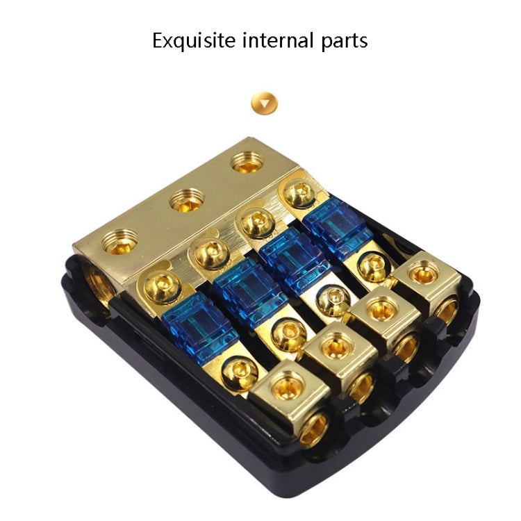Car Audio Modification Fuse Holder Fuse Liner Fuse Splitter, Specification: 1 In 4 Out - free shipping - PMC TechLife - Order now!