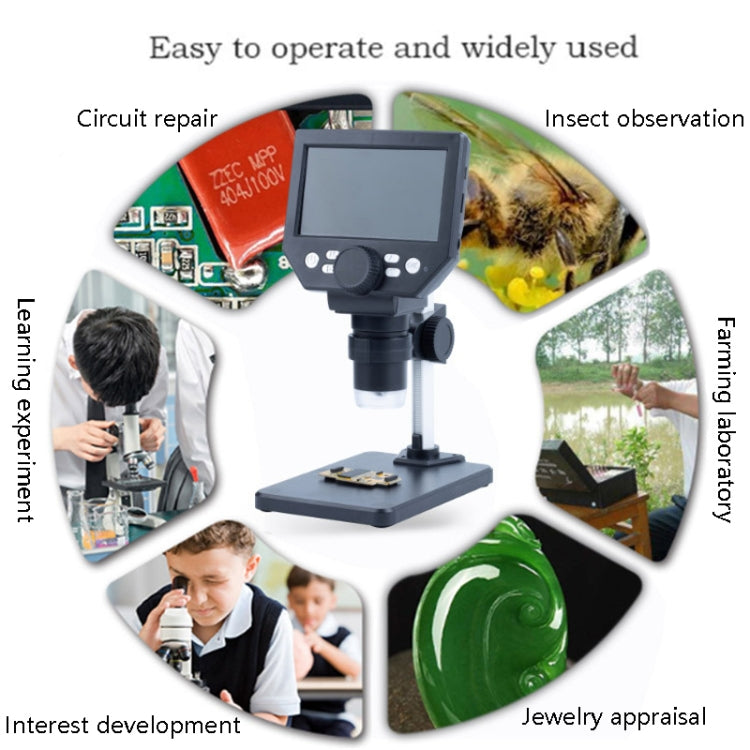 G1000 Digital Microscope HD Mobile Phone Repair Electron Microscope, Specification: Aluminum Alloy Bracket - free shipping - PMC TechLife - Order now!