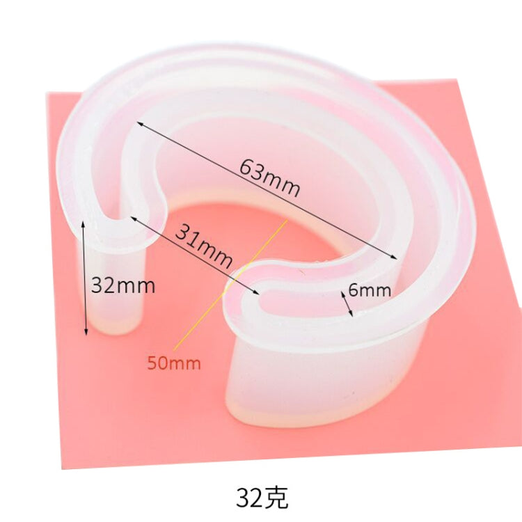 C Type Bracelet Half-Opening Mould DIY Crystal Epoxy Silicone Mould(MD1005) - Arts & Crafts by PMC TechLife | Online Shopping South Africa | PMC TechLife