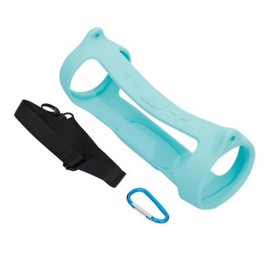 For JBL Charge 4 Bluetooth Speaker Portable Silicone Protective Cover with Shoulder Strap & Carabiner(Mint Green) - Protective Case by PMC Jewellery | Online Shopping South Africa | PMC Jewellery