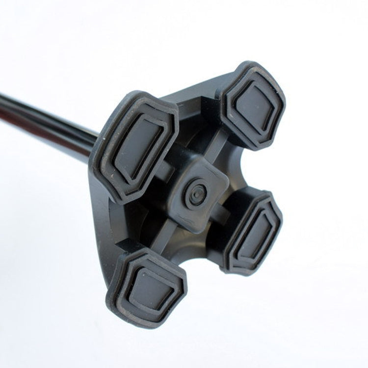 Multifunctional Folding Double-Handle Elderly Crutches Aluminum Alloy Elderly Power-Assisted Walking Sticks Four-Legged Walking Sticks With Lights, Length: 86-98cm(Black) - Folding Crutch by PMC TechLife | Online Shopping South Africa | PMC TechLife | Buy Now Pay Later Mobicred