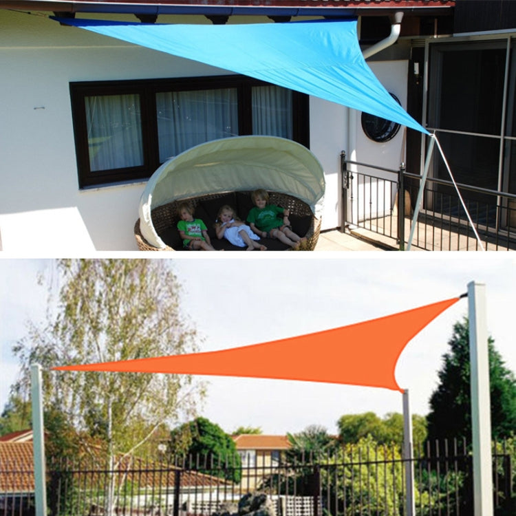 Triangle Outdoor Garden Sunshade Sail Waterproof Anti-UV Canopy, Size: 4m x 4m x 4m(Green) - Tents & Accessories by PMC Jewellery | Online Shopping South Africa | PMC Jewellery