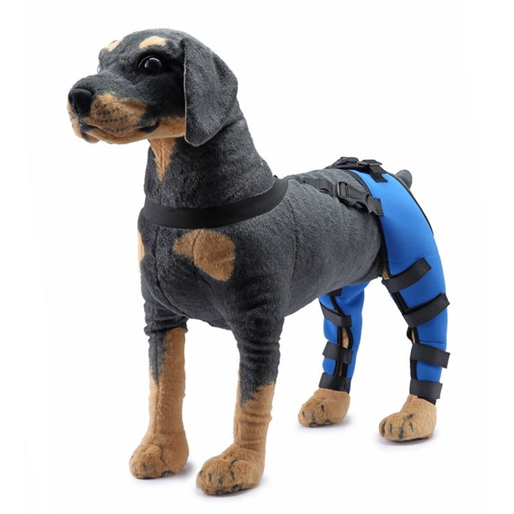 Pet Dog Leg Knee Guard Surgery Injury Protective Cover, Size: S(Blue) - Protective & Protection by PMC TechLife | Online Shopping South Africa | PMC TechLife | Buy Now Pay Later Mobicred
