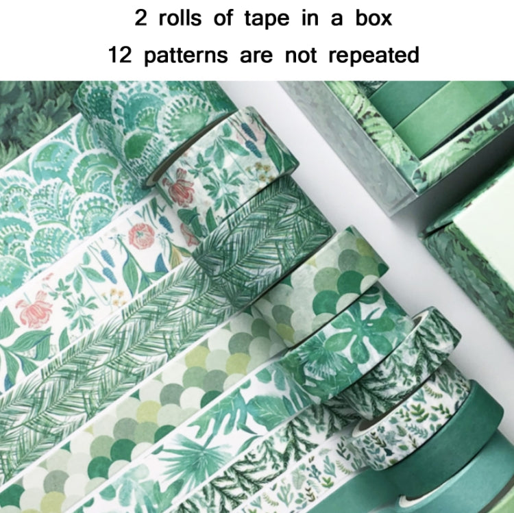 Antique And Paper Tape Hand Account DIY Decoration Material, Colour: Green Mint - Tape & Solid glue by PMC Jewellery | Online Shopping South Africa | PMC Jewellery