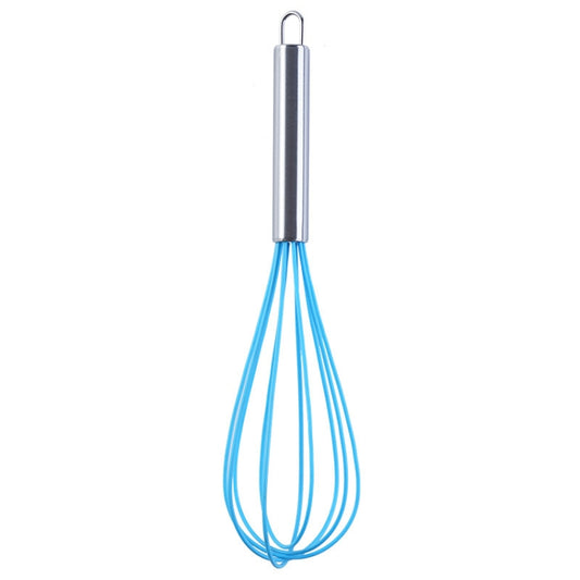 Silicone Egg Beater Home Egg Mixer Kitchen Gadgets Cream Baking Tools, Colour: 12 inch Blue - Stirrer & Squeezer by PMC Jewellery | Online Shopping South Africa | PMC Jewellery