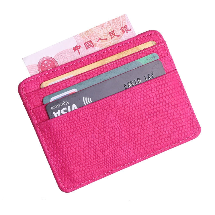 KT1002 RFID Function Lizard Pattern Bank Card Holder PU Business Card Case(Red) - Antimagnetic RFID Package by PMC TechLife | Online Shopping South Africa | PMC TechLife | Buy Now Pay Later Mobicred