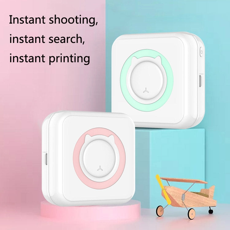 Convenient Pocket Mini Printer Student Wrong Question Thermal Bluetooth Mobile Phone Photo Data Note Printer(Pink) - Photo Printers by Huawei | Online Shopping South Africa | PMC TechLife | Buy Now Pay Later Mobicred